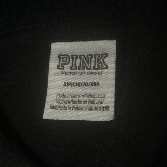 Black pullover hoodie from Victoria’s Secret PINK - Picture 2 of 3